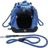Image de Sac De Transport - M Pets - Remix 2 En 1 Bleu - 41 X 28 X 28 Cm - Pliable - L¿Ger - Ceinture Baudrier