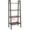 Image de Habitat et jardin Bibliothèque "Cyrus" - 56 X 34 X 137,5 Cm - Marron Rustique/Noir
