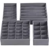 Image de 4 BoÃ®tes de rangement pliable, Vert