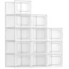 Image de BoÃ®tes Ã  chaussures transparent, Transparent + Blanc / Pointure jusqu?Ã  46