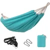 Image de Double Hamac De Voyage, Turquoise