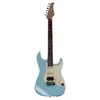 Image de Mooer Gtrs Guitars Professional 800 Tiffany Blue Intelligent Guitar Avec Housse
