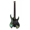 Image de Mooer Gtrs W900 - Guitare Ãlectrique Headless - Aurora Green (+ Housse)