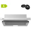 Image de Ciarra Hotte Tiroir TÃ©lÃ©scopique 60cm 370mÂ³/h Classe A Inox CBCS6906D-OW