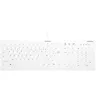 Image de Contour Active Key AK-C8112 - Clavier - médical - 100% - full size - lavable - USB - AZERTY - Français - commutateur : CHERRY SX - blanc