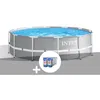 Image de Kit piscine tubulaire Intex Prism Frame ronde 3,66 x 1,22 m + 6 cartouches de filtration