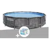 Image de Kit piscine tubulaire Intex Baltik ronde 5,49 x 1,22 m + 6 cartouches de filtration