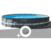 Image de Kit piscine tubulaire Intex Ultra XTR Frame ronde 6,10 x 1,22 m + 20 kg de zÃ©olite