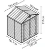 Image de Palram - Abris De Jardin 2.7mÂ² Ambre - 702396
