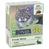Image de 6x370g Bozita Bouchées en sauce lapin - Pâtée pour chat