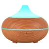 Image de Humidificateur ultrasonique avec lampe aromatique 500 ml brun clair