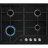 Image de Electrolux Plaque de cuisson Gaz SÃ©rie 600 Slim line 60 cm KGS6424K Noir