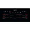 Image de AEG CCE84779CB - Table de cuisson à induction - 4 plaques de cuisson - Niche - largeur : 78 cm - profondeur : 49 cm - classe A+ - noir avec échappement en aval (extraction et recirculation)