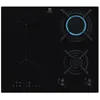Image de Electrolux Serie 300 KDI640713K Table de cuisson mixte induction et gaz Noir - 4 foyers