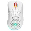 Image de DELTACO GAMING - WHITE LINE WM80 - Souris gaming optique Sans fil 4800 DPI 1000 Hz Ultra légère RGB 7 boutons
