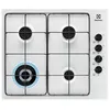 Image de Table de cuisson au gaz Electrolux 300 Slim line EGS6414W - 4 plaques de cuisson - Niche - largeur : 55 cm - profondeur : 47 cm - blanc