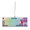 Image de CHERRY XTRFY K4V2 - Retro Edition - clavier - RGB - 80% - TKL - backlit - USB - QWERTZ - Allemand - commutateur : CHERRY MX2A Red - gris