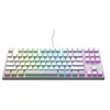 Image de CHERRY XTRFY K4V2 - Clavier - RGB - 80% - TKL - backlit - USB - QWERTZ - Allemand - commutateur : CHERRY MX2A Red - blanc