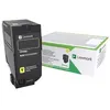 Image de Lexmark - à rendement élevé - jaune - originale - cartouche de toner - LCCP, LRP, Entreprise Lexmark