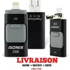 Image de ISONIX ClÃ© USB 64 go 3 en 1 Compatible IOS/Android Pour Apple Iphone X/8/7/6/5 Samsung/Ipad/Macbook/Windows/PC/Tablet OTG Noir