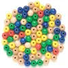 Image de Glorex perles en bois, diam?tre 10 mm, mlange multicolore 61654057