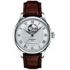 Image de Montre Tissot Le Locle Powermatique 80 Open Heart Cuir Marron