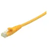 Image de VALUE - Cordon de raccordement - RJ-45 (M) pour RJ-45 (M) - 50 cm - UTP - CAT 6a - moulé sans crochet - jaune RAL 1004