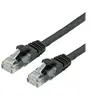 Image de VALUE - Cordon de raccordement - RJ-45 (M) pour RJ-45 (M) - 2 m - UTP - CAT 6a - moulé sans crochet - noir RAL 9011