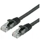 Image de VALUE - Cordon de raccordement - RJ-45 (M) pour RJ-45 (M) - 10 m - UTP - CAT 6a - moulé, sans crochet - noir, RAL 9011
