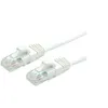 Image de VALUE - Cordon de raccordement - RJ-45 (M) pour RJ-45 (M) - 2 m - UTP - CAT 6a - moulé, sans crochet - blanc, RAL 9003