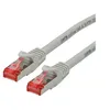 Image de Roline - Cordon de raccordement - RJ-45 (M) pour RJ-45 (M) - 50 cm - SFTP PiMF - CAT 6 - sans halogène moulé bloqué - gris