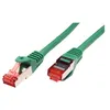 Image de Roline - Cordon de raccordement - RJ-45 (M) pour RJ-45 (M) - 1 m - SFTP, PiMF - CAT 6 - sans halogène, moulé, bloqué - vert