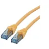 Image de Roline - Cordon de raccordement - RJ-45 (M) pour RJ-45 (M) - 1.5 m - UTP - CAT 6a - sans halogène moulé bloqué - jaune