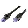 Image de Roline - Cordon de raccordement - RJ-45 (M) pour RJ-45 (M) - 1.5 m - UTP - CAT 6a - sans halogène, moulé, bloqué - noir