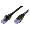 Image de Roline - Cordon de raccordement - RJ-45 (M) pour RJ-45 (M) - 2 m - UTP - CAT 6a - sans halogène moulé bloqué - noir