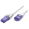 Image de Roline - Cordon de raccordement - RJ-45 (M) pour RJ-45 (M) - 50 cm - UTP - CAT 6a - sans halogène, moulé, bloqué - blanc