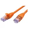 Image de Roline - Cordon de raccordement - RJ-45 (M) pour RJ-45 (M) - 1.5 m - UTP - CAT 6a - sans halogène, moulé, bloqué - orange