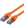 Image de Roline - Cordon de raccordement - RJ-45 (M) pour RJ-45 (M) - 15 m - UTP - CAT 6a - sans halogène, moulé, bloqué - orange