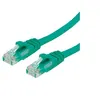 Image de VALUE - Cordon de raccordement - RJ-45 (M) pour RJ-45 (M) - 1.5 m - UTP - CAT 6a - moulé - vert, RAL 6016