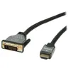 Image de Roline - Câble adaptateur - liaison double - DVI-D mâle pour HDMI mâle - 2 m - blindé - noir / argent - support 4K
