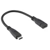 Image de Roline - Câble d'extension USB - USB-C (M) pour USB-C (F) - USB 3.1 - 15 cm - noir