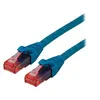 Image de Roline - Cordon de raccordement - RJ-45 (M) pour RJ-45 (M) - 2 m - UTP - CAT 6 - sans halogène moulé bloqué - bleu