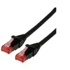 Image de Roline - Cordon de raccordement - RJ-45 (M) pour RJ-45 (M) - 30 cm - UTP - CAT 6 - sans halogène, moulé, bloqué - noir
