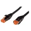 Image de Roline - Cordon de raccordement - RJ-45 (M) pour RJ-45 (M) - 2 m - UTP - CAT 6 - sans halogène moulé bloqué - noir