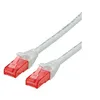 Image de Roline - Cordon de raccordement - RJ-45 (M) pour RJ-45 (M) - 3 m - UTP - CAT 6 - sans halogène moulé bloqué - blanc