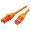 Image de Roline - Cordon de raccordement - RJ-45 (M) pour RJ-45 (M) - 5 m - UTP - CAT 6 - sans halogène moulé bloqué - orange