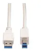 Image de VALUE - Câble USB - USB type A (M) pour USB Type B (M) - USB 3.0 - 80 cm - moulé - blanc