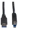Image de Roline - Câble USB - USB type A (M) pour USB Type B (M) - USB 3.0 - 80 cm - moulé - noir