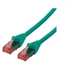 Image de Roline - Cordon de raccordement - RJ-45 (M) pour RJ-45 (M) - 1 m - UTP - CAT 6 - sans halogène, moulé, bloqué - vert