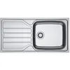 Image de Franke Évier à encastrer inox lisse 1 cuve 1 égouttoir 1000 x 500 mm FLN 611-XL FRANKE